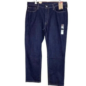 Levis 541 Athletic Taper Jeans Men 36 X 32 Blue Cotton Blend Stretch Dark Wash